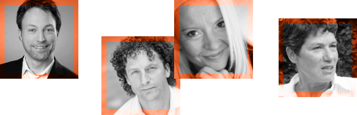 Portraits von allen Hosts